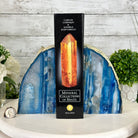 Blue Dyed Brazilian Agate Stone Bookends, 10.4 lbs & 6.7" tall #5151BL-037 - Brazil GemsBrazil GemsBlue Dyed Brazilian Agate Stone Bookends, 10.4 lbs & 6.7" tall #5151BL-037Bookends5151BL-037