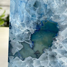 Blue Dyed Brazilian Agate Stone Bookends, 9.4 lbs & 5.5" tall #5151BL-039 - Brazil GemsBrazil GemsBlue Dyed Brazilian Agate Stone Bookends, 9.4 lbs & 5.5" tall #5151BL-039Bookends5151BL-039