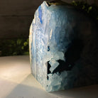 Blue Dyed Brazilian Agate Stone Bookends, 9.4 lbs & 5.5" tall #5151BL-039 - Brazil GemsBrazil GemsBlue Dyed Brazilian Agate Stone Bookends, 9.4 lbs & 5.5" tall #5151BL-039Bookends5151BL-039