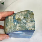 Blue Dyed Brazilian Agate Stone Bookends, 9.7 lbs & 5" tall #5151BL-041 - Brazil GemsBrazil GemsBlue Dyed Brazilian Agate Stone Bookends, 9.7 lbs & 5" tall #5151BL-041Bookends5151BL-041