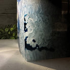 Blue Dyed Brazilian Agate Stone Bookends, 9.7 lbs & 5.5" tall #5151BL-035 - Brazil GemsBrazil GemsBlue Dyed Brazilian Agate Stone Bookends, 9.7 lbs & 5.5" tall #5151BL-035Bookends5151BL-035