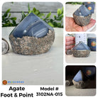 Brazilian Agate Foot & Point Crystals, Various Options #3102NA - Brazil GemsBrazil GemsBrazilian Agate Foot & Point Crystals, Various Options #3102NACrystal Points3102NA-015