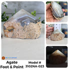 Brazilian Agate Foot & Point Crystals, Various Options #3102NA - Brazil GemsBrazil GemsBrazilian Agate Foot & Point Crystals, Various Options #3102NACrystal Points3102NA-023