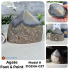 Brazilian Agate Foot & Point Crystals, Various Options #3102NA - Brazil GemsBrazil GemsBrazilian Agate Foot & Point Crystals, Various Options #3102NACrystal Points3102NA-037