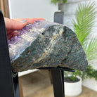 Brazilian Amethyst Geode Side Table, 31.1 lbs, 21.75" Tall #1384-0033 - Brazil GemsBrazil GemsBrazilian Amethyst Geode Side Table, 31.1 lbs, 21.75" Tall #1384-0033Tables: Side1384-0033