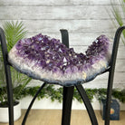 Brazilian Amethyst Geode Side Table, 31.1 lbs, 21.75" Tall #1384-0033 - Brazil GemsBrazil GemsBrazilian Amethyst Geode Side Table, 31.1 lbs, 21.75" Tall #1384-0033Tables: Side1384-0033