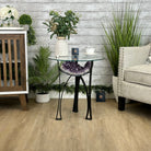 Brazilian Amethyst Geode Side Table, 31.1 lbs, 21.75" Tall #1384-0033 - Brazil GemsBrazil GemsBrazilian Amethyst Geode Side Table, 31.1 lbs, 21.75" Tall #1384-0033Tables: Side1384-0033