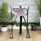 Brazilian Amethyst Geode Side Table, 39.6 lbs, 21.7" Tall #1384-0036 - Brazil GemsBrazil GemsBrazilian Amethyst Geode Side Table, 39.6 lbs, 21.7" Tall #1384-0036Tables: Side1384-0036