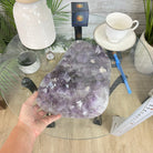 Brazilian Amethyst Geode Side Table, 39.6 lbs, 21.7" Tall #1384-0036 - Brazil GemsBrazil GemsBrazilian Amethyst Geode Side Table, 39.6 lbs, 21.7" Tall #1384-0036Tables: Side1384-0036