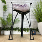 Brazilian Amethyst Geode Side Table, 39.6 lbs, 21.7" Tall #1384-0036 - Brazil GemsBrazil GemsBrazilian Amethyst Geode Side Table, 39.6 lbs, 21.7" Tall #1384-0036Tables: Side1384-0036