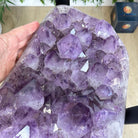 Brazilian Amethyst Geode Side Table, 39.6 lbs, 21.7" Tall #1384-0036 - Brazil GemsBrazil GemsBrazilian Amethyst Geode Side Table, 39.6 lbs, 21.7" Tall #1384-0036Tables: Side1384-0036
