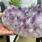 Brazilian Amethyst Geode Side Table, 39.6 lbs, 21.7" Tall #1384-0036 - Brazil GemsBrazil GemsBrazilian Amethyst Geode Side Table, 39.6 lbs, 21.7" Tall #1384-0036Tables: Side1384-0036