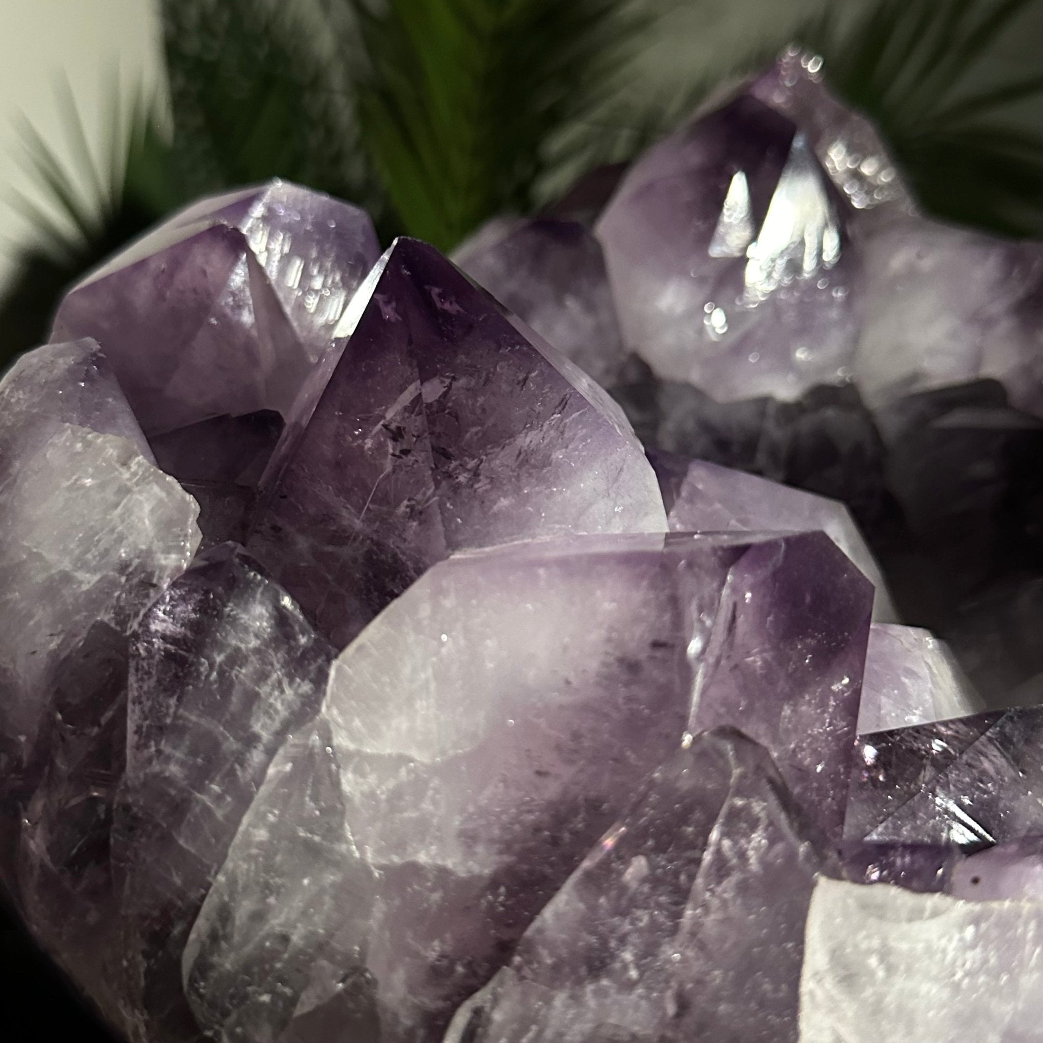 Brazilian Amethyst Geode Side Table, 57 lbs, 21.7" Tall #1384-0038 - Brazil GemsBrazil GemsBrazilian Amethyst Geode Side Table, 57 lbs, 21.7" Tall #1384-0038Tables: Side1384-0038