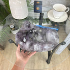 Brazilian Amethyst Geode Side Table, 57 lbs, 21.7" Tall #1384-0038 - Brazil GemsBrazil GemsBrazilian Amethyst Geode Side Table, 57 lbs, 21.7" Tall #1384-0038Tables: Side1384-0038