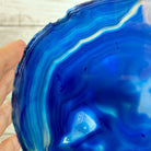 Brazilian Blue Agate Slice on a Metal Stand, 11.5" Tall #5055-0134 - Brazil GemsBrazil GemsBrazilian Blue Agate Slice on a Metal Stand, 11.5" Tall #5055-0134Slices on Fixed Bases5055-0134