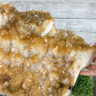 Brazilian Citrine Cluster on a Metal Stand, 37.5 lbs & 20.8" Tall #5496 - 0061 - Brazil GemsBrazil GemsBrazilian Citrine Cluster on a Metal Stand, 37.5 lbs & 20.8" Tall #5496 - 0061Clusters on Fixed Bases5496 - 0061