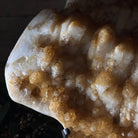 Brazilian Citrine Cluster on a Metal Stand, 37.5 lbs & 20.8" Tall #5496 - 0061 - Brazil GemsBrazil GemsBrazilian Citrine Cluster on a Metal Stand, 37.5 lbs & 20.8" Tall #5496 - 0061Clusters on Fixed Bases5496 - 0061