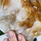 Brazilian Citrine Crystal Cluster, metal base, 14.6 lbs & 11.5" Tall Model #5496-0039 by Brazil Gems - Brazil GemsBrazil GemsBrazilian Citrine Crystal Cluster, metal base, 14.6 lbs & 11.5" Tall Model #5496-0039 by Brazil GemsClusters on Fixed Bases5496-0039