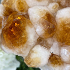 Brazilian Citrine Crystal Cluster, metal base, 17.4 lbs & 12" Tall Model #5496-0045 by Brazil Gems - Brazil GemsBrazil GemsBrazilian Citrine Crystal Cluster, metal base, 17.4 lbs & 12" Tall Model #5496-0045 by Brazil GemsClusters on Fixed Bases5496-0045