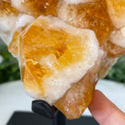 Brazilian Citrine Crystal Cluster, metal base, 17.4 lbs & 12" Tall Model #5496-0045 by Brazil Gems - Brazil GemsBrazil GemsBrazilian Citrine Crystal Cluster, metal base, 17.4 lbs & 12" Tall Model #5496-0045 by Brazil GemsClusters on Fixed Bases5496-0045