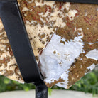 Brazilian Citrine Crystal Cluster, metal base, 17.4 lbs & 12" Tall Model #5496-0045 by Brazil Gems - Brazil GemsBrazil GemsBrazilian Citrine Crystal Cluster, metal base, 17.4 lbs & 12" Tall Model #5496-0045 by Brazil GemsClusters on Fixed Bases5496-0045