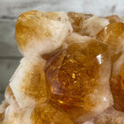 Brazilian Citrine Crystal Cluster, metal base, 17.4 lbs & 12" Tall Model #5496-0045 by Brazil Gems - Brazil GemsBrazil GemsBrazilian Citrine Crystal Cluster, metal base, 17.4 lbs & 12" Tall Model #5496-0045 by Brazil GemsClusters on Fixed Bases5496-0045