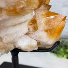 Brazilian Citrine Crystal Cluster, metal base, 17.4 lbs & 12" Tall Model #5496-0045 by Brazil Gems - Brazil GemsBrazil GemsBrazilian Citrine Crystal Cluster, metal base, 17.4 lbs & 12" Tall Model #5496-0045 by Brazil GemsClusters on Fixed Bases5496-0045