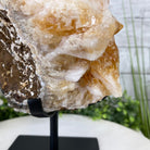 Brazilian Citrine Crystal Cluster, metal base, 21.6 lbs & 10.8" Tall Model #5496-0048 by Brazil Gems - Brazil GemsBrazil GemsBrazilian Citrine Crystal Cluster, metal base, 21.6 lbs & 10.8" Tall Model #5496-0048 by Brazil GemsClusters on Fixed Bases5496-0048