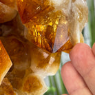 Brazilian Citrine Crystal Cluster, metal base, 26.2 lbs & 16.5" Tall Model #5496-0050 by Brazil Gems - Brazil GemsBrazil GemsBrazilian Citrine Crystal Cluster, metal base, 26.2 lbs & 16.5" Tall Model #5496-0050 by Brazil GemsClusters on Fixed Bases5496-0050