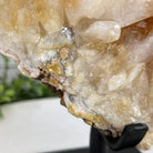 Brazilian Citrine Crystal Cluster, metal base, 9.3 lbs & 10.5" Tall Model #5496-0022 by Brazil Gems - Brazil GemsBrazil GemsBrazilian Citrine Crystal Cluster, metal base, 9.3 lbs & 10.5" Tall Model #5496-0022 by Brazil GemsClusters on Fixed Bases5496-0022