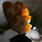 Brazilian Citrine Crystal Cluster, metal base, 9.3 lbs & 10.5" Tall Model #5496-0022 by Brazil Gems - Brazil GemsBrazil GemsBrazilian Citrine Crystal Cluster, metal base, 9.3 lbs & 10.5" Tall Model #5496-0022 by Brazil GemsClusters on Fixed Bases5496-0022