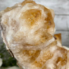 Brazilian Citrine Crystal Cluster, metal base, 9.3 lbs & 10.5" Tall Model #5496-0022 by Brazil Gems - Brazil GemsBrazil GemsBrazilian Citrine Crystal Cluster, metal base, 9.3 lbs & 10.5" Tall Model #5496-0022 by Brazil GemsClusters on Fixed Bases5496-0022