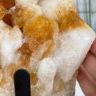 Brazilian Citrine Crystal Cluster, metal base, 9.5 lbs & 10" Tall Model #5496-0023 by Brazil Gems - Brazil GemsBrazil GemsBrazilian Citrine Crystal Cluster, metal base, 9.5 lbs & 10" Tall Model #5496-0023 by Brazil GemsClusters on Fixed Bases5496-0023