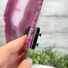 Brazilian Pink Agate "Butterfly Wings", Dyed Pink, 12.8" Tall #5050PA-069 by Brazil Gems - Brazil GemsBrazil GemsBrazilian Pink Agate "Butterfly Wings", Dyed Pink, 12.8" Tall #5050PA-069 by Brazil GemsAgate Butterfly Wings5050PA-069