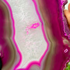 Brazilian Pink Agate "Butterfly Wings", Dyed Pink, 12.8" Tall #5050PA-069 by Brazil Gems - Brazil GemsBrazil GemsBrazilian Pink Agate "Butterfly Wings", Dyed Pink, 12.8" Tall #5050PA-069 by Brazil GemsAgate Butterfly Wings5050PA-069