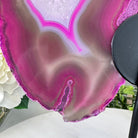 Brazilian Pink Agate "Butterfly Wings", Dyed Pink, 12.8" Tall #5050PA-069 by Brazil Gems - Brazil GemsBrazil GemsBrazilian Pink Agate "Butterfly Wings", Dyed Pink, 12.8" Tall #5050PA-069 by Brazil GemsAgate Butterfly Wings5050PA-069