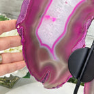 Brazilian Pink Agate "Butterfly Wings", Dyed Pink, 12.8" Tall #5050PA-069 by Brazil Gems - Brazil GemsBrazil GemsBrazilian Pink Agate "Butterfly Wings", Dyed Pink, 12.8" Tall #5050PA-069 by Brazil GemsAgate Butterfly Wings5050PA-069