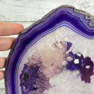 Brazilian Purple Agate Slice on Metal Base, 11.7" Tall #5065PU-047 - Brazil GemsBrazil GemsBrazilian Purple Agate Slice on Metal Base, 11.7" Tall #5065PU-047Slices on Fixed Bases5065PU-047
