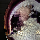 Brazilian Purple Agate Slice on Metal Base, 11.7" Tall #5065PU-047 - Brazil GemsBrazil GemsBrazilian Purple Agate Slice on Metal Base, 11.7" Tall #5065PU-047Slices on Fixed Bases5065PU-047