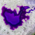 Brazilian Purple Agate Slice on Metal Base, 12.4" Tall Model #5065PU-045 by Brazil Gems - Brazil GemsBrazil GemsBrazilian Purple Agate Slice on Metal Base, 12.4" Tall Model #5065PU-045 by Brazil GemsSlices on Fixed Bases5065PU-045