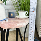 Brazilian Rose Quartz Coffee Table, 17.6" Long, 15.5" Tall #1394RQ-001 - Brazil GemsBrazil GemsBrazilian Rose Quartz Coffee Table, 17.6" Long, 15.5" Tall #1394RQ-001Tables: Coffee1394RQ-001