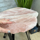 Brazilian Rose Quartz Coffee Table, 17.6" Long, 15.5" Tall #1394RQ-001 - Brazil GemsBrazil GemsBrazilian Rose Quartz Coffee Table, 17.6" Long, 15.5" Tall #1394RQ-001Tables: Coffee1394RQ-001