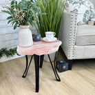 Brazilian Rose Quartz Coffee Table, 17.6" Long, 15.5" Tall #1394RQ-001 - Brazil GemsBrazil GemsBrazilian Rose Quartz Coffee Table, 17.6" Long, 15.5" Tall #1394RQ-001Tables: Coffee1394RQ-001