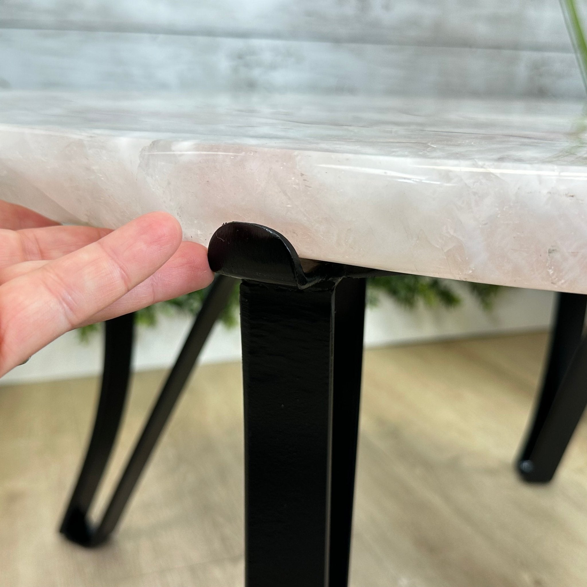 Brazilian Rose Quartz Coffee Table, 28.7" Long, 24.9" Tall #1394RQ-002 - Brazil GemsBrazil GemsBrazilian Rose Quartz Coffee Table, 28.7" Long, 24.9" Tall #1394RQ-002Tables: Coffee1394RQ-002