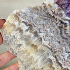 Chevron Amethyst Crystal Slice on a Stand, 4.1 lbs & 11.9" Tall #5621AC - 001 - Brazil GemsBrazil GemsChevron Amethyst Crystal Slice on a Stand, 4.1 lbs & 11.9" Tall #5621AC - 001Slices on Fixed Bases5621AC - 001