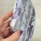 Chevron Amethyst Crystal Slice on a Stand, 4.1 lbs & 12.7" Tall #5621AC - 003 - Brazil GemsBrazil GemsChevron Amethyst Crystal Slice on a Stand, 4.1 lbs & 12.7" Tall #5621AC - 003Slices on Fixed Bases5621AC - 003