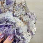 Chevron Amethyst Crystal Slice on a Stand, 4.2 lbs & 12.7" Tall #5621AC - 005 - Brazil GemsBrazil GemsChevron Amethyst Crystal Slice on a Stand, 4.2 lbs & 12.7" Tall #5621AC - 005Slices on Fixed Bases5621AC - 005