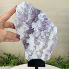 Chevron Amethyst Crystal Slice on a Stand, 4.3 lbs & 12.6" Tall #5621AC - 006 - Brazil GemsBrazil GemsChevron Amethyst Crystal Slice on a Stand, 4.3 lbs & 12.6" Tall #5621AC - 006Slices on Fixed Bases5621AC - 006