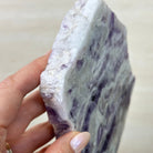 Chevron Amethyst Crystal Slice on a Stand, 4.3 lbs & 13.1" Tall #5621AC - 010 - Brazil GemsBrazil GemsChevron Amethyst Crystal Slice on a Stand, 4.3 lbs & 13.1" Tall #5621AC - 010Slices on Fixed Bases5621AC - 010