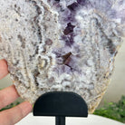 Chevron Amethyst Crystal Slice on a Stand, 4.9 lbs & 13.2" Tall #5621AC - 015 - Brazil GemsBrazil GemsChevron Amethyst Crystal Slice on a Stand, 4.9 lbs & 13.2" Tall #5621AC - 015Slices on Fixed Bases5621AC - 015